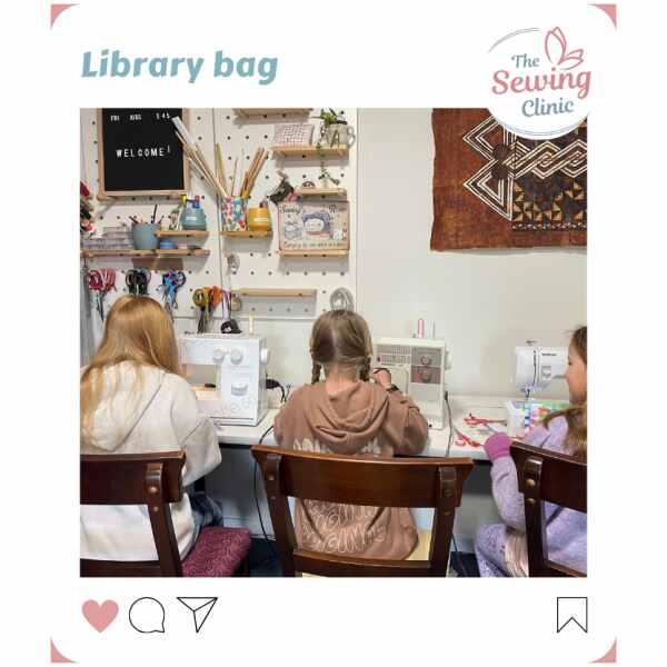 Sat. 15 Feb - Digital design and sew - Library bag